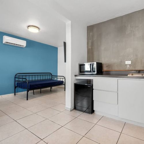 Experience modern living in this well-lit studio apartment, where every detail is designed to enhance comfort and style.