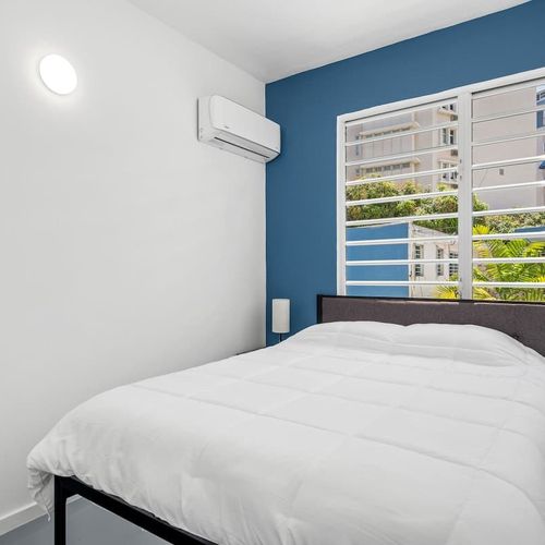 Rest easy with the cityscape as your backdrop, and let the good times roll.