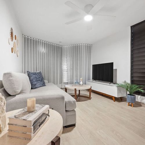 Experience ultimate relaxation in our stylish living space.