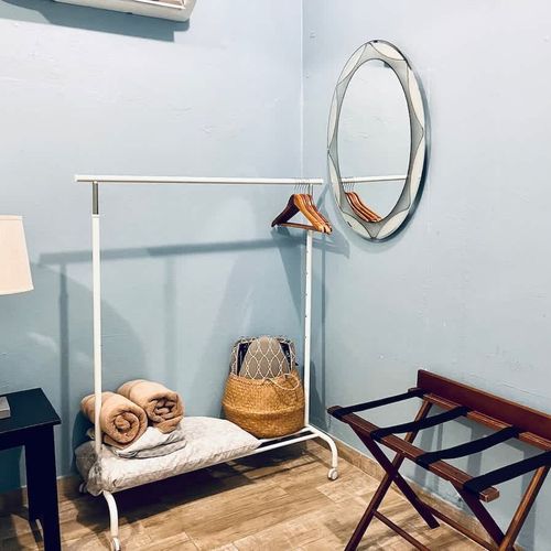 Stay connected in style: Enjoy the blend of rustic and contemporary design, where captivating artwork complements our reliable high-speed Wi-Fi, perfect for remote work or entertainment.