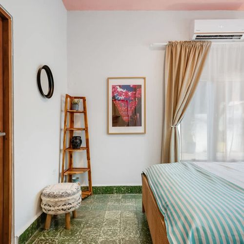 Serene bedroom designed with comfort in mind.