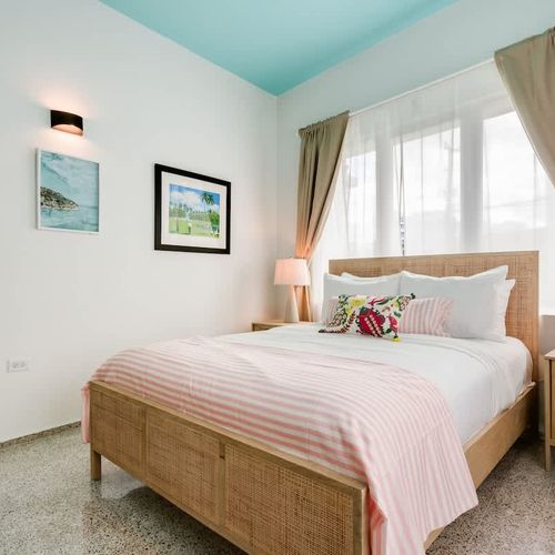 A peaceful retreat with a sleek, minimalist design to recharge and unwind.