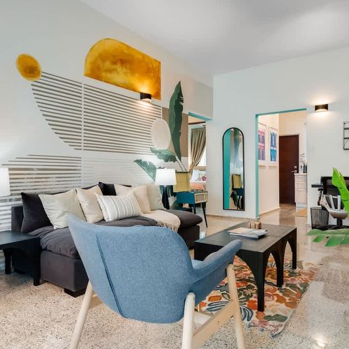 Relax and recharge in this chic living area, thoughtfully designed for your ultimate comfort.