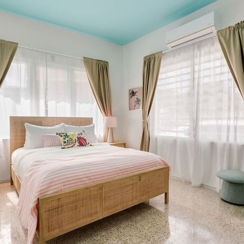 A serene escape with clean lines and calming tones for the perfect night’s rest.