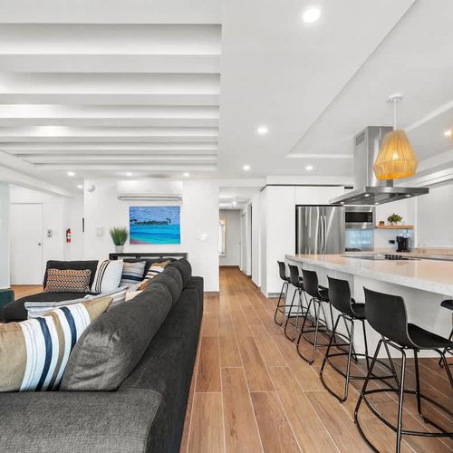 Enjoy the convenience of dining steps away from your living area.