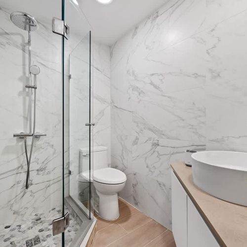 Pamper yourself in our thoughtfully designed bathroom.