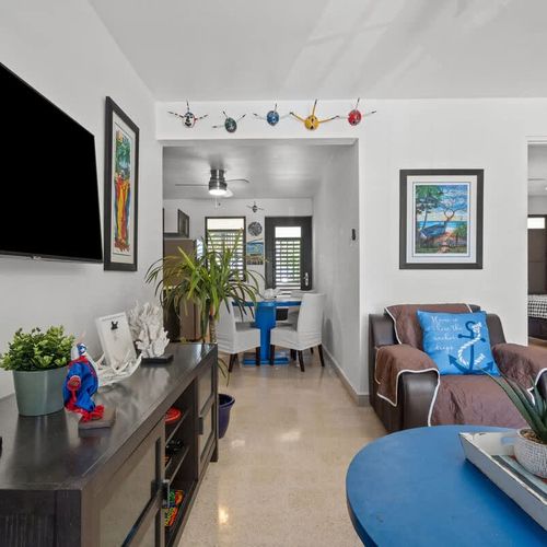 Home Away From Home: Spacious, inviting living room.