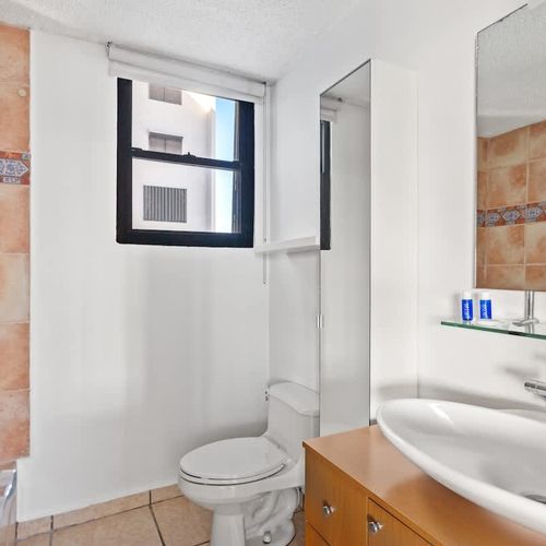 Refreshing shower experience in a clean, modern bath.