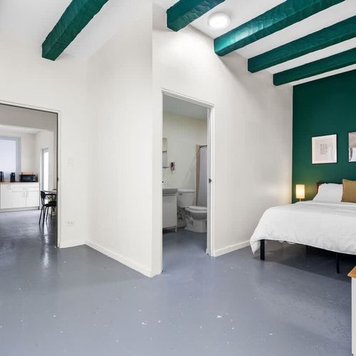 Bright and open, modern design.