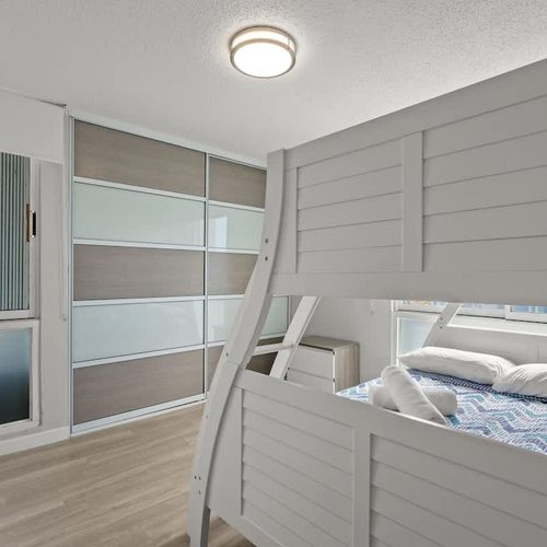 Designed for family fun! These additional bunk beds offer a practical and exciting sleeping solution, making our property ideal for larger families or friends traveling together.