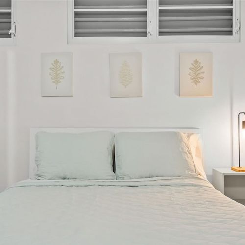 Clean design, comfortable bed. All you need and more.