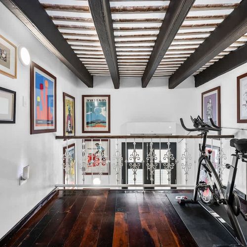 Grand entrance: Welcome to your stylish, multi-level retreat!