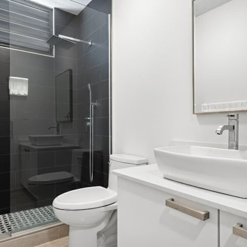 Contemporary design and immaculate cleanliness guaranteed.