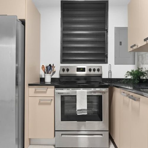 Prepare gourmet meals in this well-appointed space.