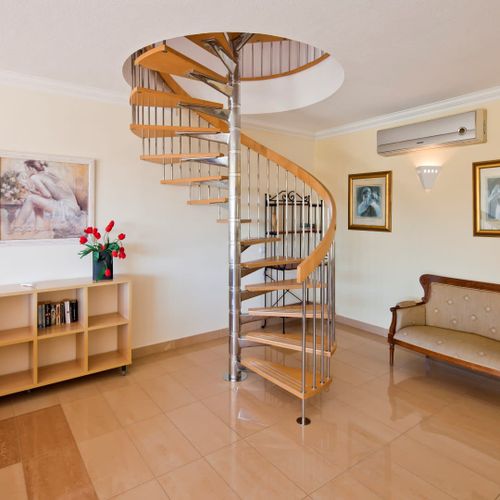 Spiral Staircases - Living Room