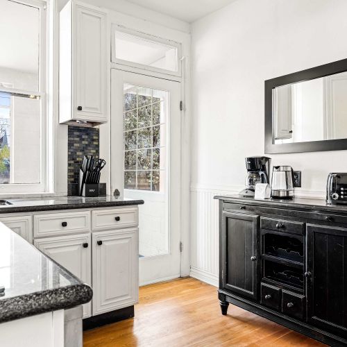 Fully stocked kitchen