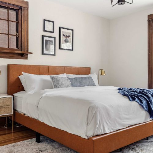 Bedroom 2 has a king bed