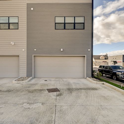 An attached garage with 1 space available for your convenience during your stay!