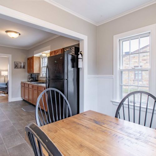 An inviting dining nook, perfectly designed to make your next meal the centerpiece of great conversations!