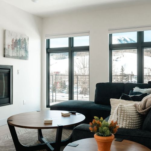 Main living area with balcony