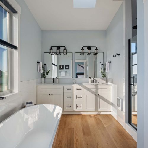 Master bath with a view!