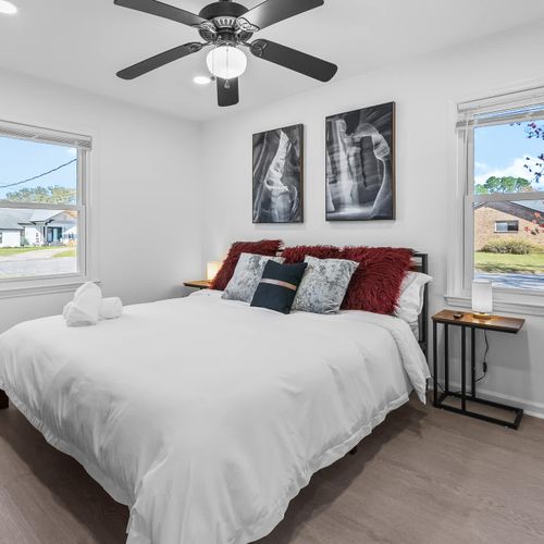 Comfortable and stylish Bedroom 2 with a cozy bed and modern decor.