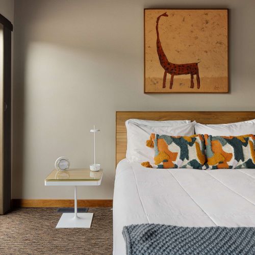 Bedroom 2 has a private deck