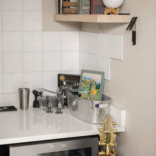 Wet bar on 3rd floor