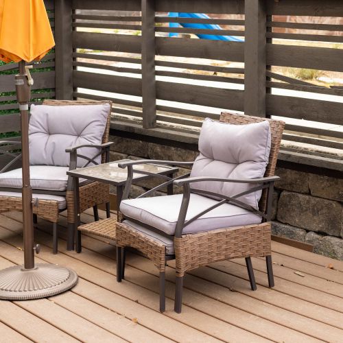 Seating on back patio