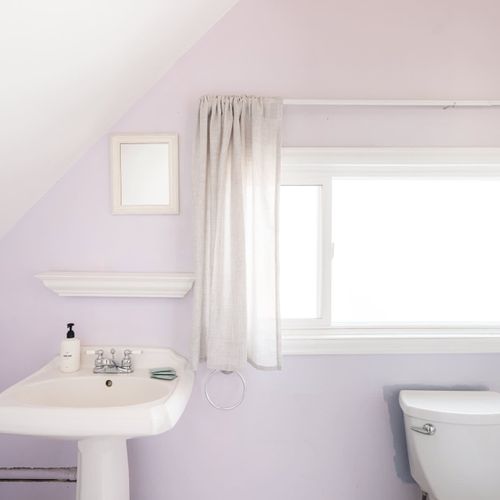 En suite bathroom to bedroom 1