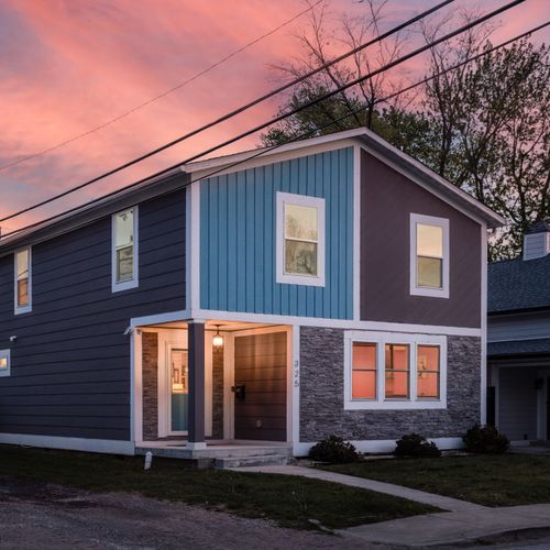 Exterior View: Twilight photos capture our beautiful homes exterior!