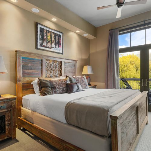 Bedroom 2 with access to balcony