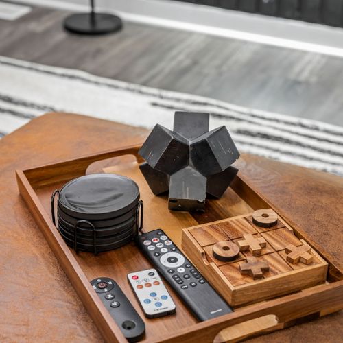 Play tic tac toe, watch your favorite movie, or enjoy an exciting game!