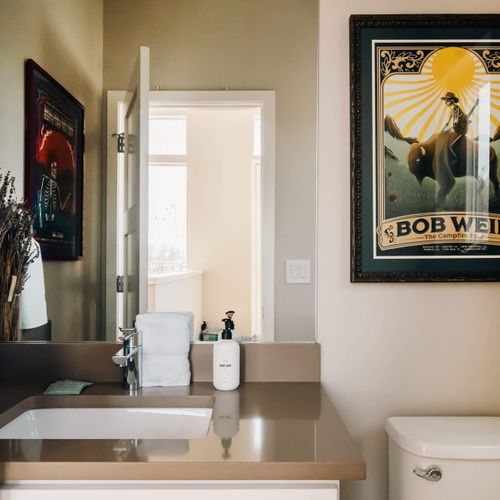 Half bathroom 2 on the top level