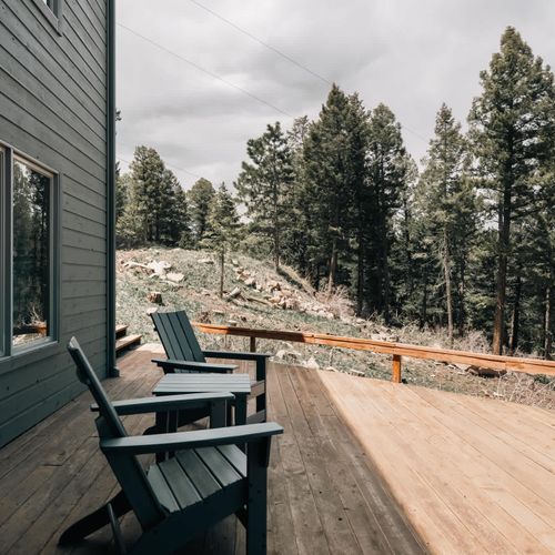 Lower-level deck seating