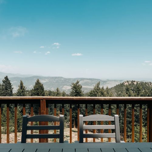 View from the outdoor dining space