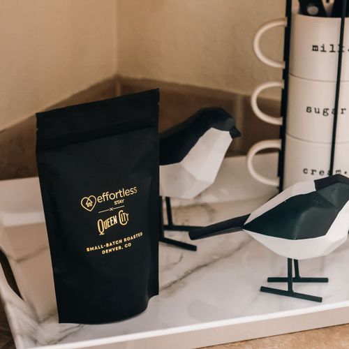 Effortless Stay has partnered with local Queen City Coffee to refresh your stay.