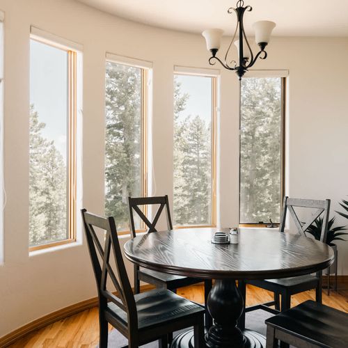 View from the kitchen table