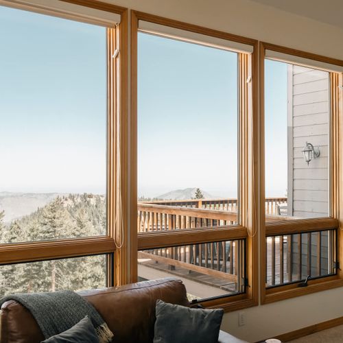 Main level living area view