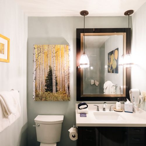 Primary bedroom's full ensuite bathroom