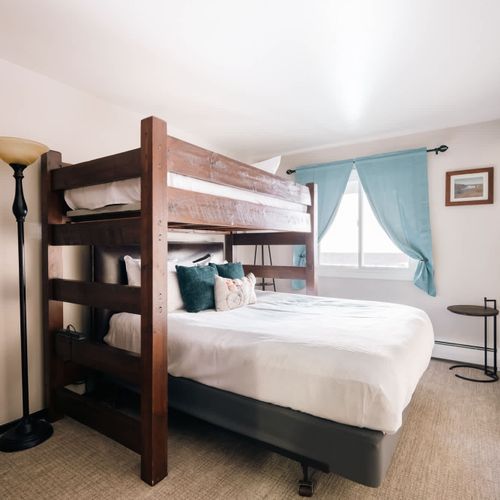 2nd bedroom featuring adult-grade bunk beds