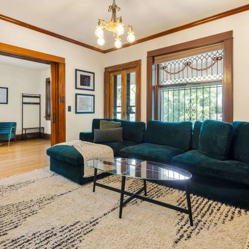 Living area and foyer