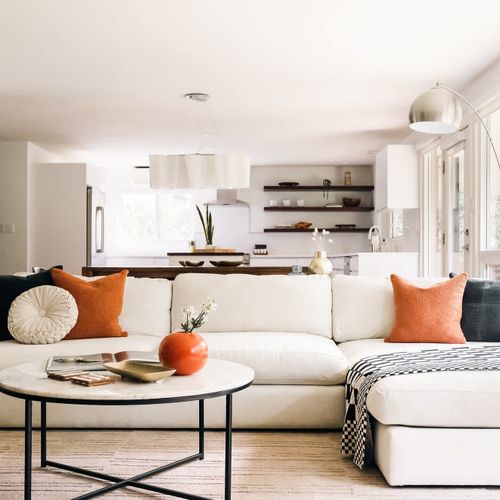 Upstairs living area