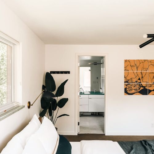 Bedroom 1 with en suite bathroom