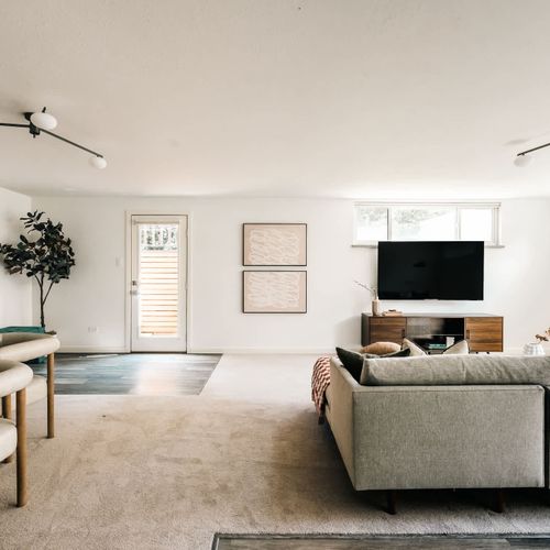 Downstairs living area