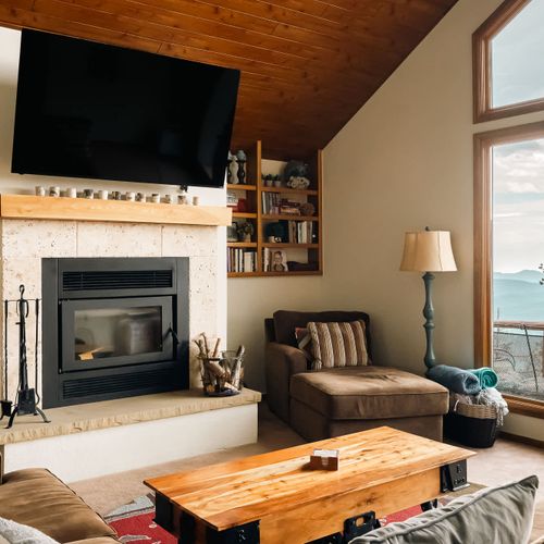 Living area with a view