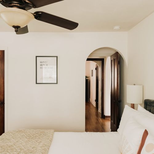 Bedroom 1 with king bed