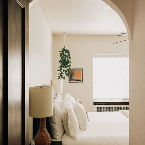 Bedroom 1 with king bed