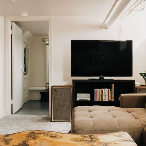 Downstairs living area