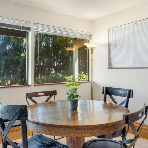 Simple table, warm light, and room for laughter.